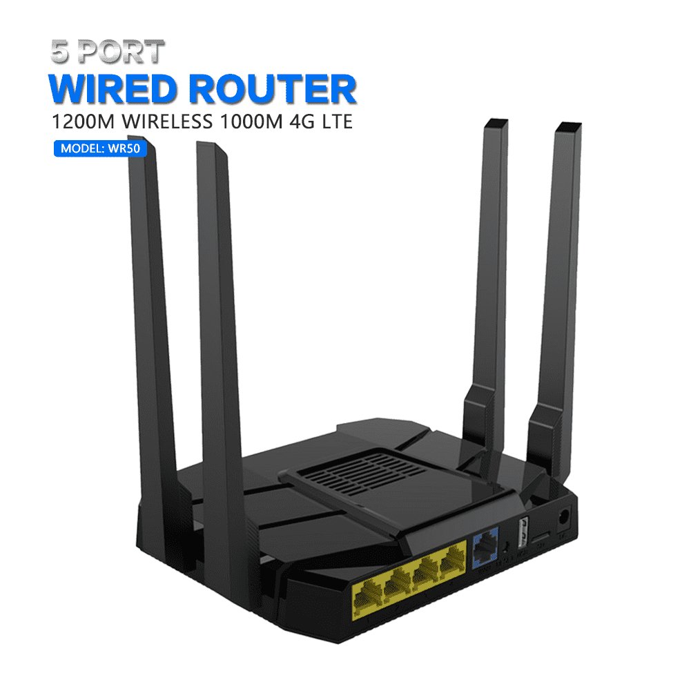 Customized English Version COMFAST 1200Mbps Mesh 5g wireless wifi router//